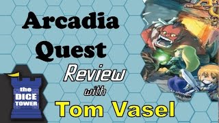 Arcadia Quest Review  with Tom Vasel [upl. by Wendie]