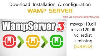 msvcp110 dllmsvcp120 dll vcredist is missing wampserver1 [upl. by Brandon131]