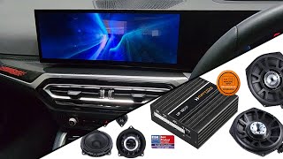 BMW M240i 2022 Harman Kardon  14 speakers amp subwoofers upgrade with MATCH UP 10DSP amplifier [upl. by Akibma]