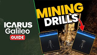 ICARUS  DEEP ORE Mining Drills Guide Updated [upl. by Anatsirhc]