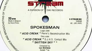 Spokesman • Acid Creak DJHS Contact Mix 1994 Reissue 2020 [upl. by Branden]