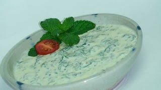 Spinach Raita Recipe [upl. by Hairym148]