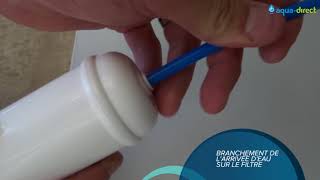 Installation dun filtre à eau pour frigo [upl. by Helbonnas989]