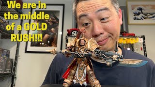 Unboxing amp Review of JoyToy x Warhammer 40K Adeptus Custodes Shield Captain in Terminator Armor [upl. by Norrabal]