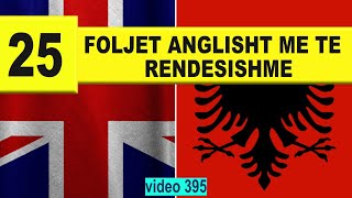 Anglisht I 25 Foljet anglisht me te rendesishme I Anglisht shqip perkthim I video 395 [upl. by Evangeline]