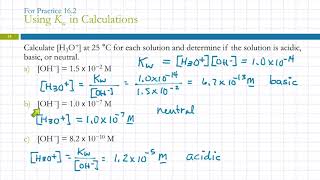 165 Autoionization of Water amp pH [upl. by Anette]