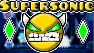 Geometry Dash 21  SUPERSONIC 100 Practice Mode  HARD DEMON [upl. by Denoting202]