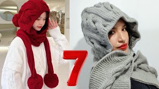 tutorial de gorra coreana modelo número 7 tejido a dos agujas [upl. by Tteragram]