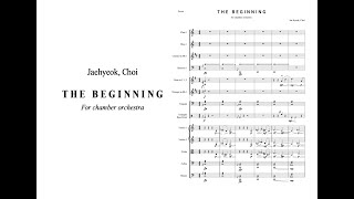 Jaehyeok Choi  The Beginning for Chamber Orchestra 2021  Staffpad [upl. by Natfa]