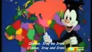 Animaniacs الضاحكون Opening Yakkos Nations of The World Arabic Subs [upl. by Yltnerb]