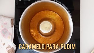 COMO FAZER CALDA DE CARAMELO PARA PUDIM shorts [upl. by Henryk]