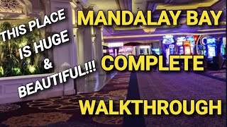 MANDALAY BAY LAS VEGAS  FULL WALKTHROUGH [upl. by Navonoj]