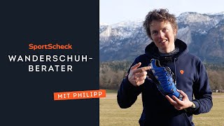 SportScheck Wanderschuhberater mit OutdoorProfi Philipp Reiter  Finde den perfekten Wanderschuh [upl. by Genie]