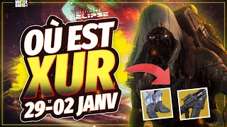 DESTINY 2 XUR LOCATION amp NEW GEAR  JAN 24 Destiny Destiny2 Xur [upl. by Jannery904]