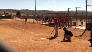 Todd Budke singles in NAFA 50 and over World Series [upl. by Akimahs52]