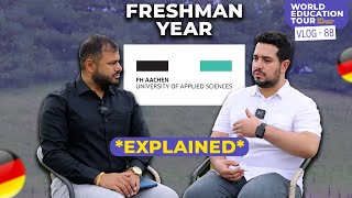 Freshman Year  FH  AACHEN Explained  English Studienkolleg Amratpal a vision [upl. by Egief369]