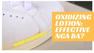 Oxidizing Lotion for Yellowish Midsole  Effective Kaya [upl. by Bonine]