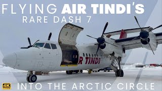 4K – Full Flight – Air Tindi – De Havilland Canada DHC7103 Dash 7 – YZF – CFPBJ – IFS 896 [upl. by Giah]