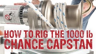 HowTo Rig Chance Capstan Hoist To Swivel Mount [upl. by Annekahs]