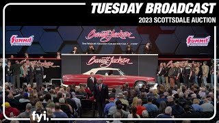 2023 SCOTTSDALE TUESDAY BROADCAST  Tuesday January 24 2023  BARRETTJACKSON 2023 AUCTION [upl. by Anawot]