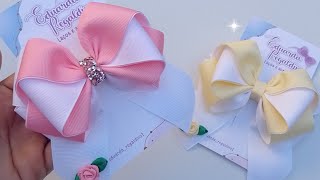 DICA Super Simples❤️ Laço Formosura Princesinha 🎀Luxo  DIY PAP✅ Belíssimo [upl. by Maice]