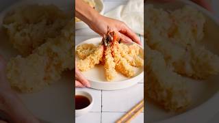 The Crispiest Shrimp Tempura 🍤 easyrecipes [upl. by Brandyn]