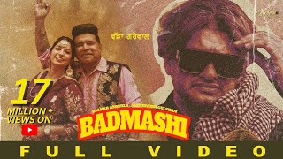 Badmashi Official Video Balkar Ankhila  Manjinder Gulshan  Vadda Grewal [upl. by Adnamal]