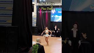 Paso Doble Frosinone dancesportcompetition dancesport dancesports pasodoble ballroomdance [upl. by Lorenzo]