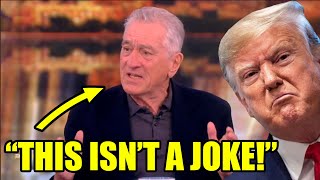 Robert De Niro GOES VIRAL On ‘The View’ With DIRE Trump WARNING⛔️ [upl. by Willow216]