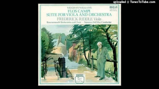 Vaughan Williams  Suite for viola and small orchestra 193334 [upl. by Ecirtael]