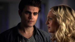 The Vampire Diaries 6x07  Stefan and Caroline “Why do you have a thing for me” [upl. by Ellekram]