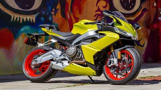 How Fast Is Aprilia RS660 [upl. by Aicenad]