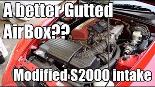 Improved LHT Gutted Airbox Mod for S2000 [upl. by Ttnerb]