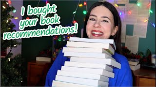 I bought your best book recommendations  December Book Haul 2023 [upl. by Aneres156]