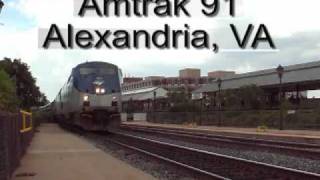 VRE and Amtrak in Virginia [upl. by Adolphe536]