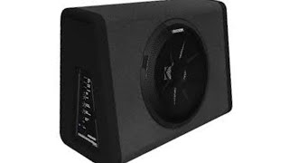 kicker subwoofer pt 250 review  woofer with small enclosure [upl. by Norton824]