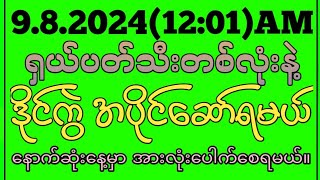 98242d မနက်အတွက် ဒိုင်ကွဲအပိုင်ဆော်ရမယ် ပေါက်ချင်သူများပေါက်ရမယ်2dလမင်းမူရင်း 2d3d 2dmyanmar [upl. by Beauvais]