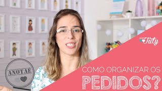 Como organizar os pedidos dos clientes para não se perder durante a venda  Anotaê  Thiara Ney [upl. by Ennej914]