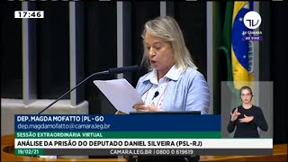 Relatora do caso Daniel Silveira defende a manutenção da prisão do deputado  19022021 [upl. by Acebber]