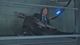 Loki kills Phil Coulson in hindi  Phil Coulson attacks Loki with destroyer  HD  Avengers 2012 [upl. by Trent]