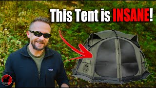 The MOST INSANE Tent I Have EVER Seen  LiteFighter Dragoon Tent [upl. by Veronika]