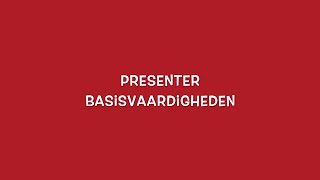 Presenter basisvaardigheden [upl. by Dunton415]