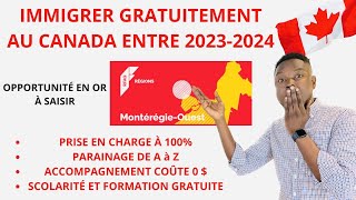 NOUVEAU PROGRAMME GRATUIT DIMMIGRATION AU CANADA 🇨🇦 ENTRE 20232024 COMMENT POSTULER [upl. by Elga604]