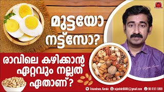 മുട്ടയോ നട്ട്സോ  രാവിലെ കഴിക്കാൻ ഏറ്റവും നല്ലത് ഏത് [upl. by Eener]