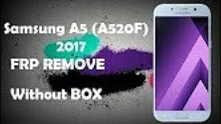 Samsung A5 2017 Frp A520f Google Account Bypass For Latest Security [upl. by Rosen]