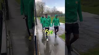 Arrivée des Lions pour leur séance d’entraînement d’après match [upl. by Hakvir]