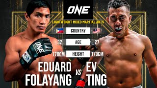 Eduard Folayang vs Ev Ting  Full Fight From The Archives [upl. by Nnayhs]