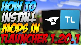 How To Install Mods In Minecraft Tlauncher 1201 2023 [upl. by Midan664]