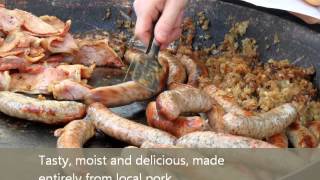 Homemade free range Lincolnshire sausages [upl. by Eselrahc]