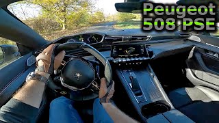 2022 Peugeot 508 PSE  POV test drive [upl. by Llednew]